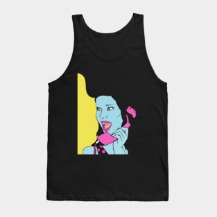 Retro Telephone call Tank Top